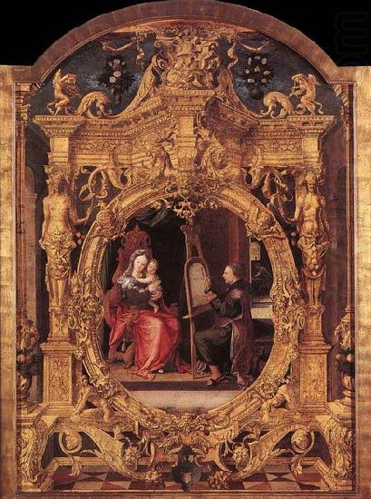 St Luke Painting the Virgin's Portrait, BLONDEEL, Lanceloot